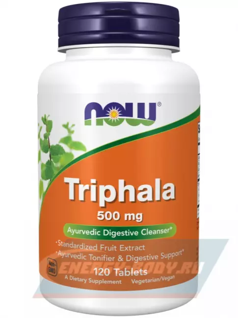  NOW FOODS Triphala – Трифала 500 мг 120 таблеток