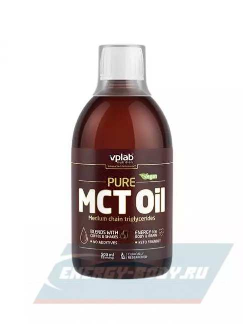 Omega 3 VP Laboratory PURE MCT OIL 500 мл, Нейтральный