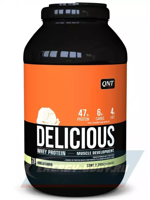  QNT DELICIOUS WHEY PROTEIN POWDER 2200 г, Ваниль
