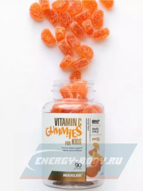  MAXLER Vitamin C Gummies for Kids 90 мармеладок, Апельсин