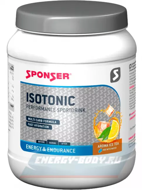  SPONSER ISOTONIC 1000 г, Холодный чай