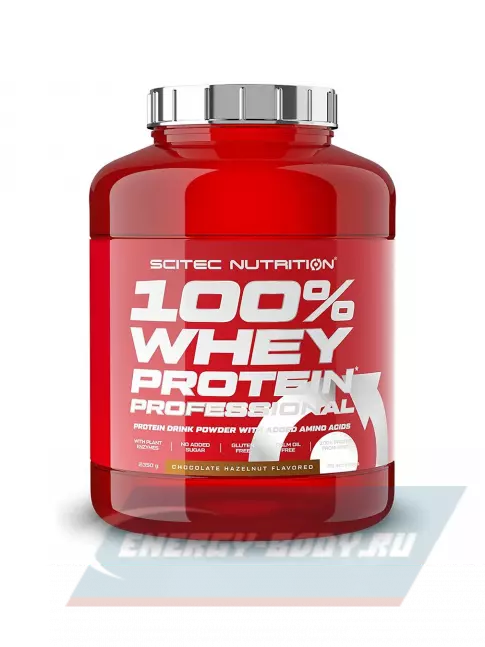  Scitec Nutrition 100% Whey Protein Professional 2350 г, Шоколад - Фундук