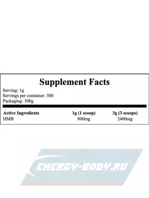  Real Pharm HMB Powder 300 г, Апельсин-Лимон