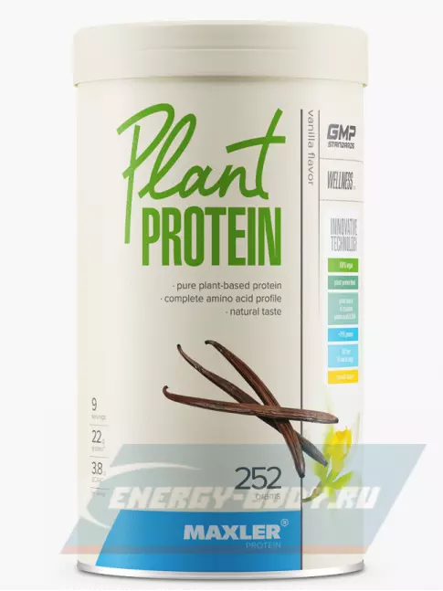  MAXLER Plant Protein 252 г, Ваниль