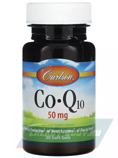  Carlson Labs Co-Q10 50 mg 30 капсул