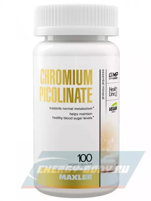 Минералы MAXLER Chromium Picolinate 100 капсул