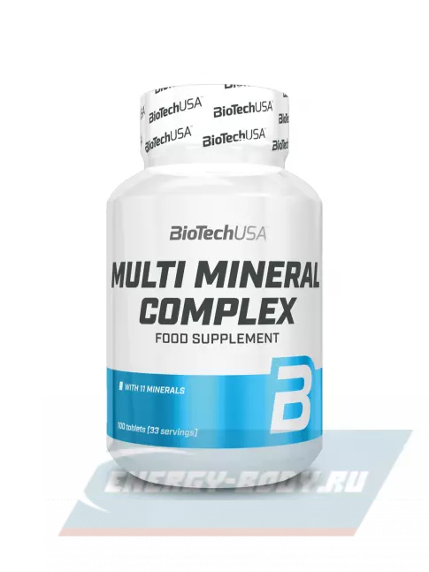 BioTechUSA Multi Mineral Complex 100 таблеток BioTechUSA Multi Mineral Complex 100 таблеток