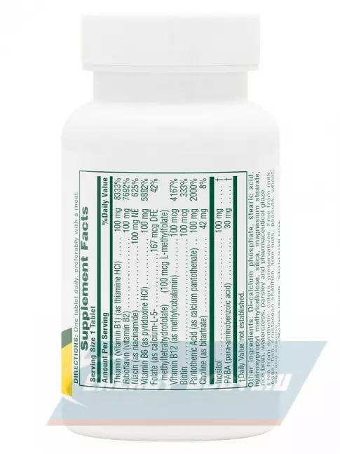  NaturesPlus Mega B-100 Sustained Release 90 таблеток