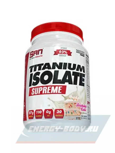  SAN Titanium Isolate Supreme 900 г, Праздничный торт