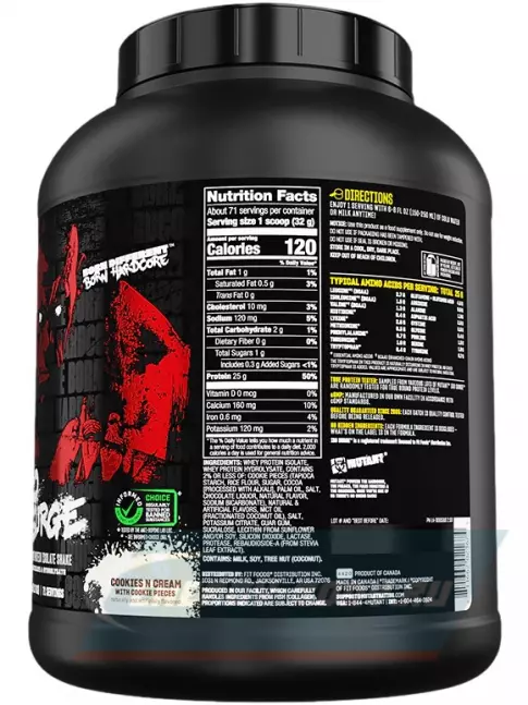  Mutant Iso Surge 2270 г, Печенье с Кремом