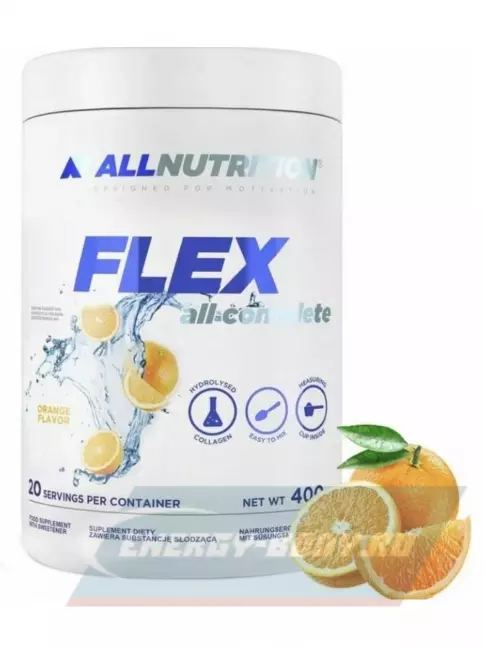 COLLAGEN All Nutrition FLEX ALL COMPLETE V2.0 400 г, Апельсин