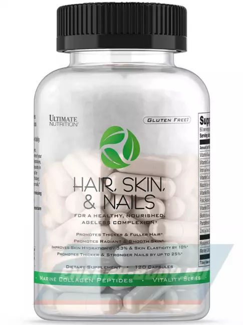  Ultimate Nutrition HAIR, SKIN, & NAILS 120 капсул