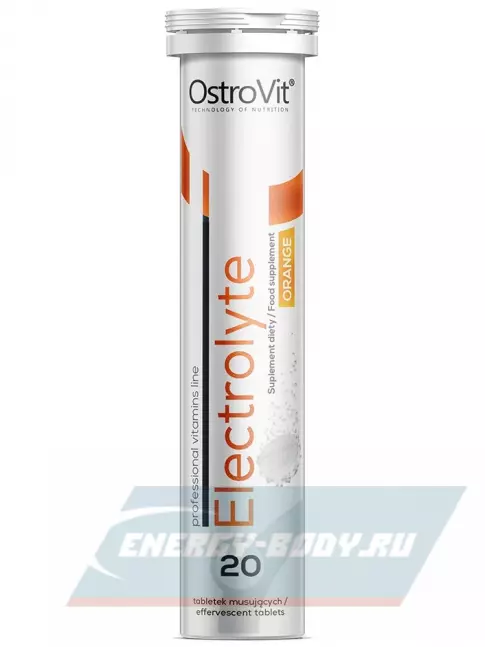  OstroVit Electrolyte 20 tabs 20 шипучих таблеток, Апельсин