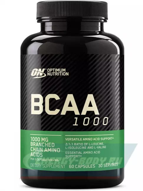 ВСАА Optimum Nutrition BCAA 1000 60 капсул
