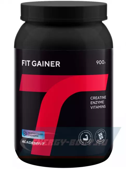 Гейнер Академия-Т Fit Gainer 900 г, Шоколад Гейнер Академия-Т Fit Gainer 900 г, Шоколад