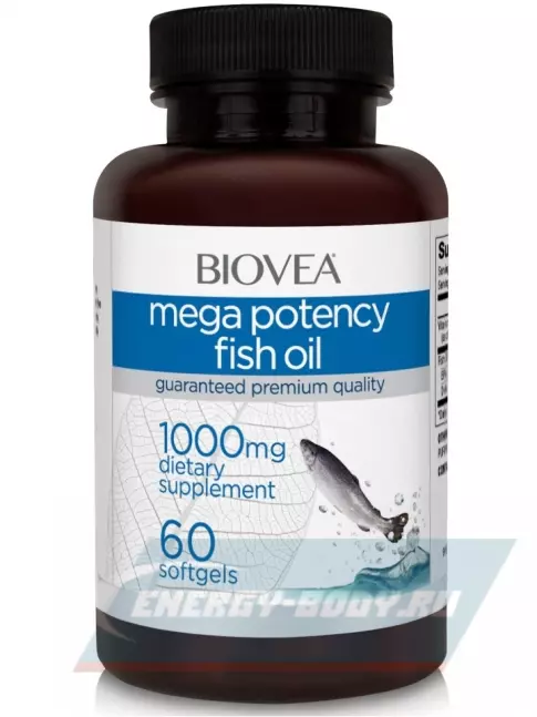 Omega 3 Biovea Omega-3 1000 мг 60 капсул