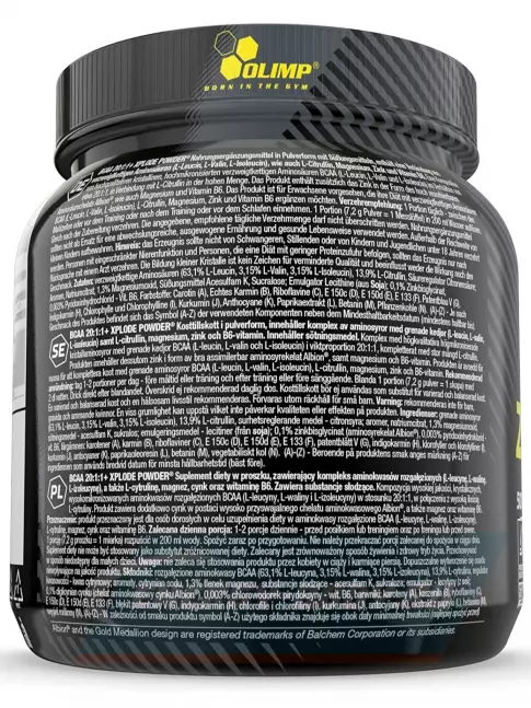 ВСАА OLIMP BCAA XPLODE POWDER 20:1:1 500 г, Груша ВСАА OLIMP BCAA XPLODE POWDER 20:1:1 500 г, Груша