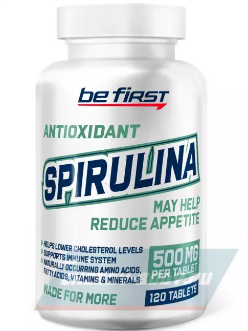  Be First Spirulina (спирулина) 120 таблеток