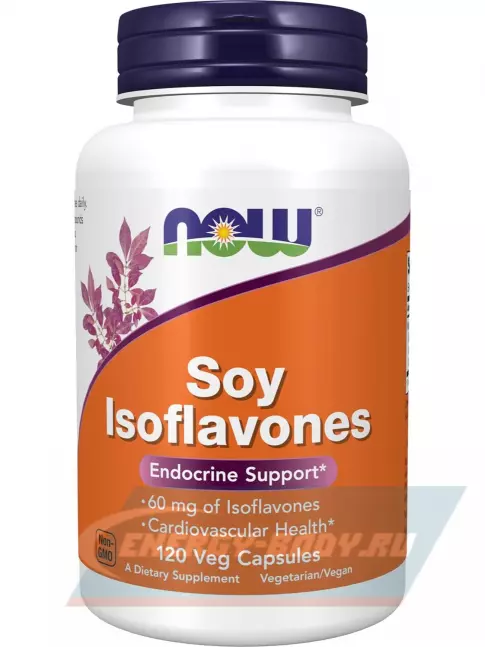  NOW FOODS Soy Isoflavones 150 mg 120 веган капсул