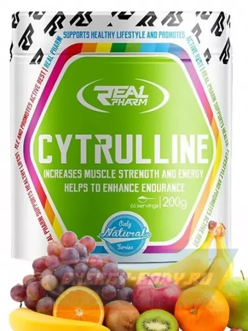  Real Pharm Citrulline Powder 200 г, Тропические фрукты