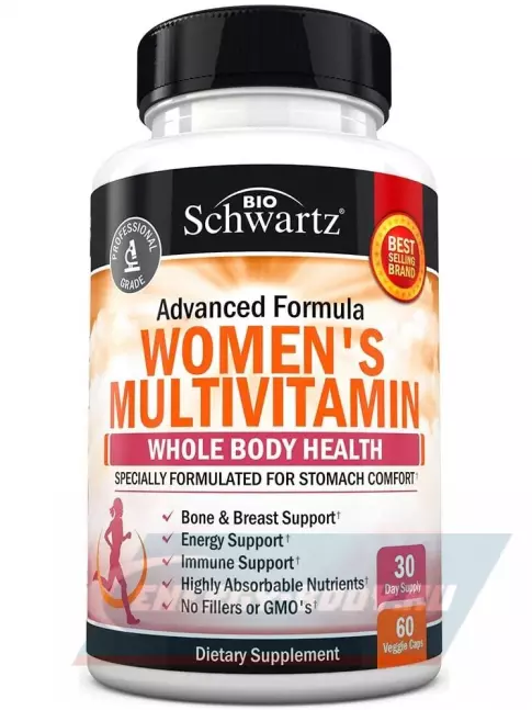  BioSchwartz Womens Multivitamin 60 вегетарианских капсул