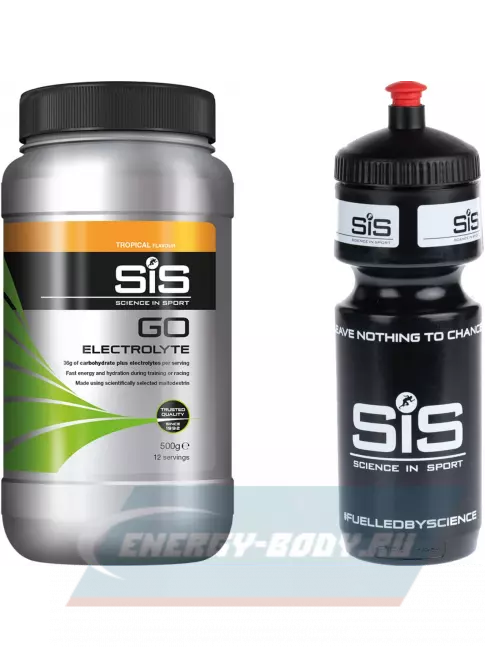  SCIENCE IN SPORT (SiS) GO Electrolyte + Бутылочка черная Тропические фрукты №4