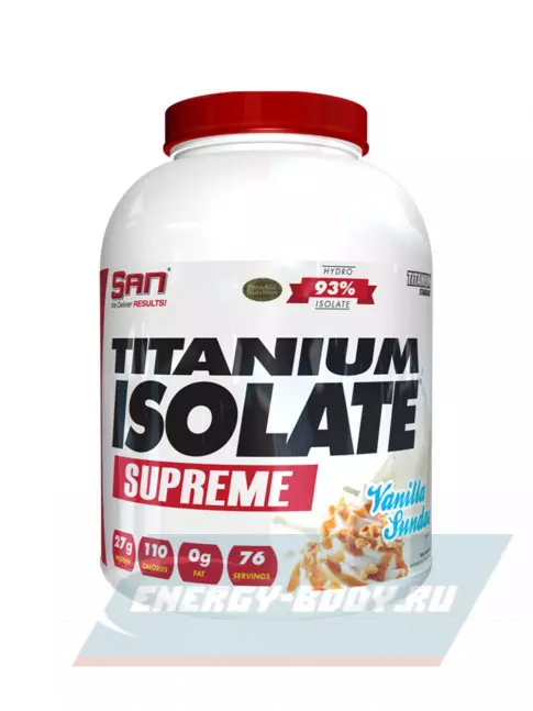 SAN Titanium Isolate Supreme 2240 г, Ванильное мороженое