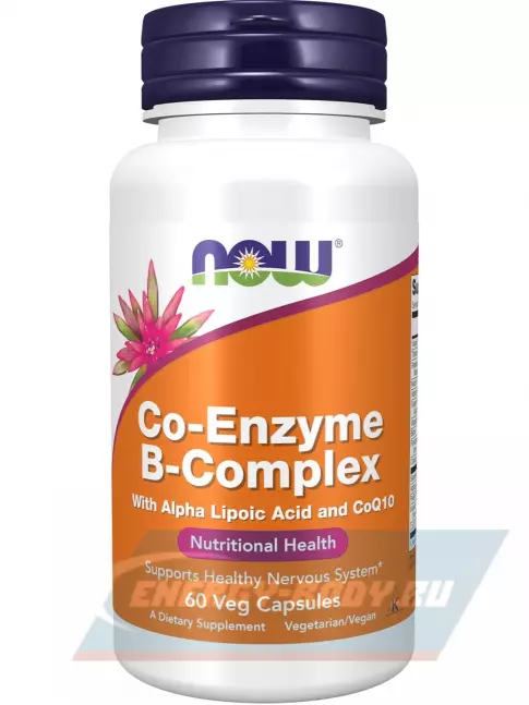  NOW FOODS Co-Enzyme B-Complex 60 веган капсул