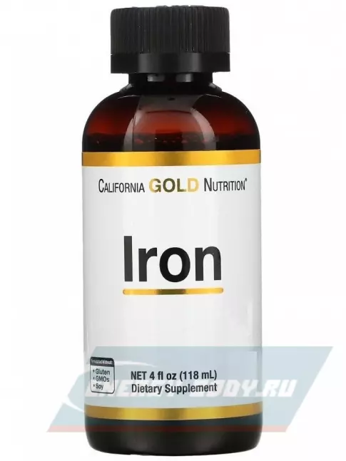 Минералы California Gold Nutrition Iron 118 мл