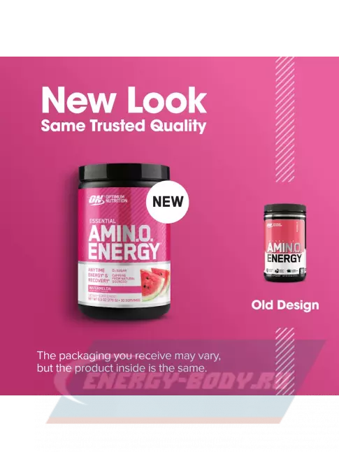 Аминокислотны Optimum Nutrition Essential Amino Energy 270 г, Арбуз