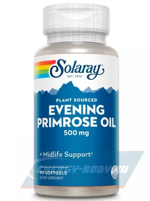  Solaray Evening Primrose 500 mg 90 гелевых капсул