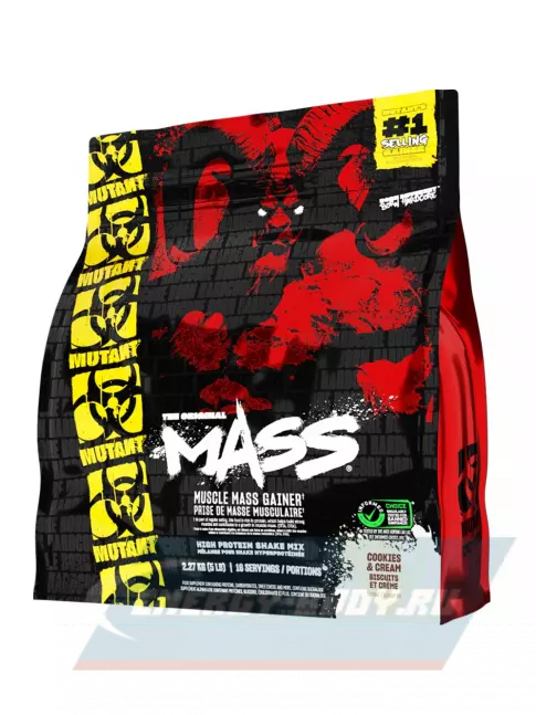 Гейнер Mutant Mass 2270 г, Печенье и крем