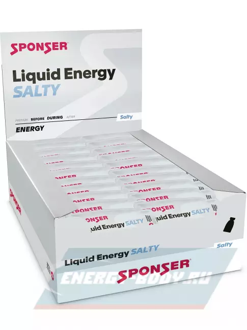 Энергетический гель SPONSER Liquid Energy Salty 40 x 35 г, Соленый