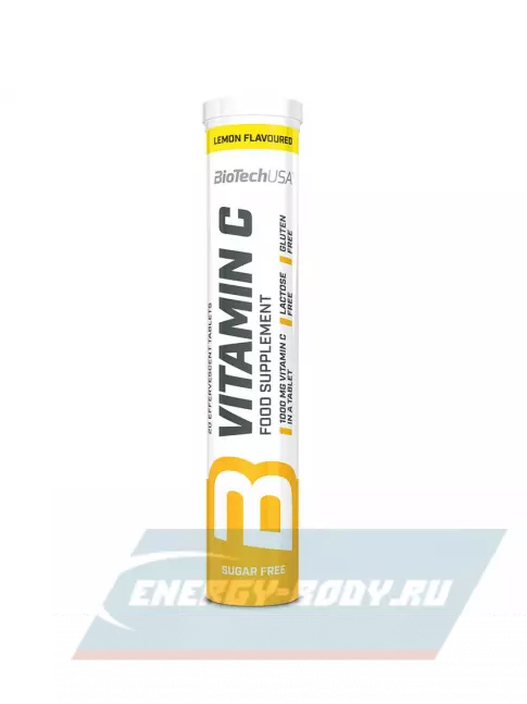  BioTechUSA Vitamin C Effervescent Tablets 20 шипучих таблеток