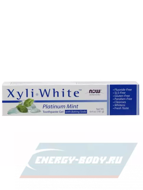  NOW FOODS Xyliwhite вкус Мяты 181 грамм