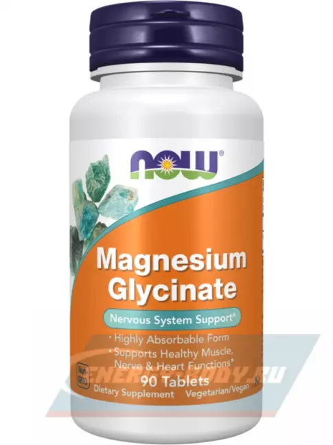 NOW Foods Magnesium Glycinate 90 таблеток NOW Foods Magnesium Glycinate 90 таблеток