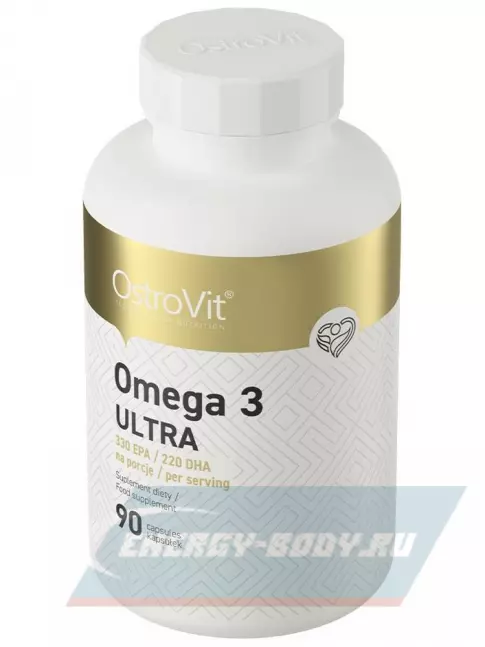 Omega 3 OstroVit Omega-3 Ultra 90 гелевых капсул
