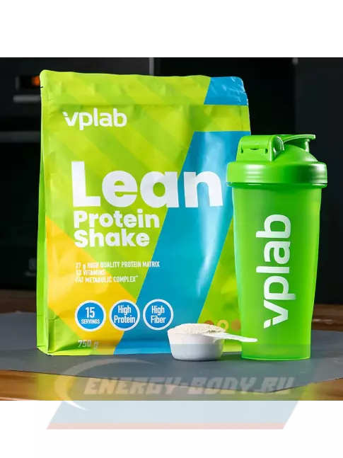  VP Laboratory LEAN PROTEIN SHAKE 750 г, Малина-белый шоколад