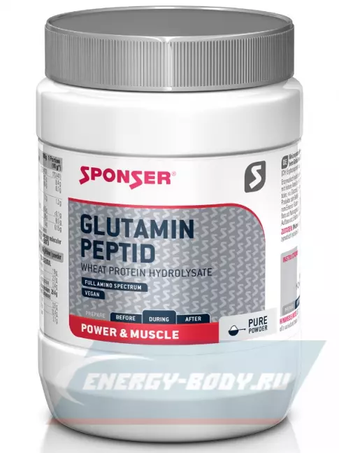 Аминокислотны SPONSER GLUTAMINPEPTID 250 г, Нейтральный
