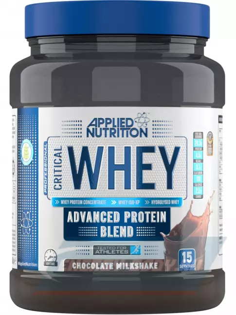 APPLIED NUTRITION CRITICAL Whey 450 г, Шоколадный молочный коктейль APPLIED NUTRITION CRITICAL Whey 450 г, Шоколадный молочный коктейль