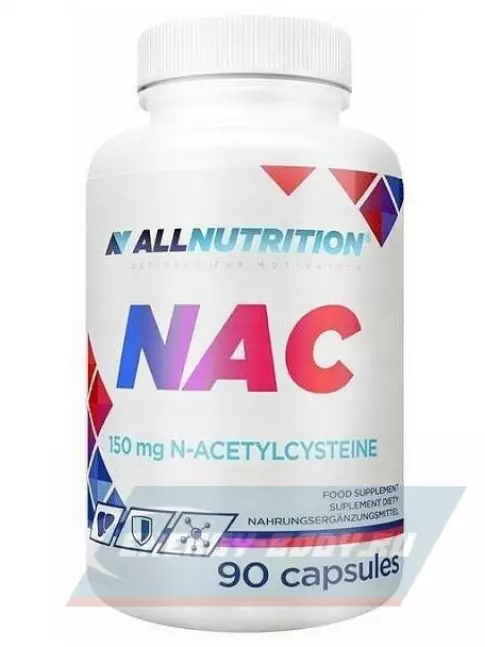 Аминокислотны All Nutrition NAC 90 капсул