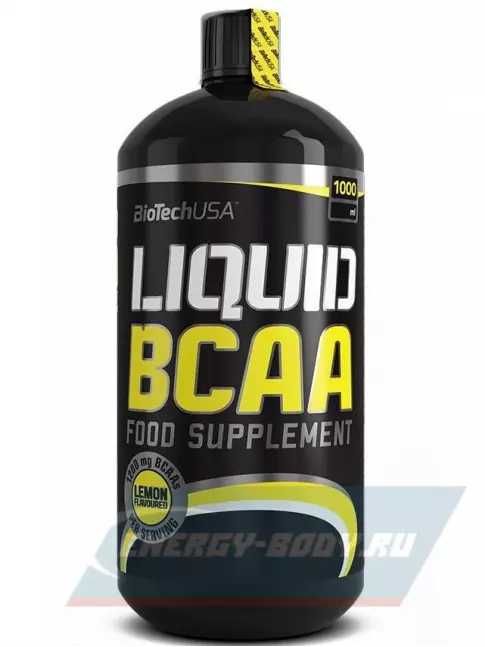 ВСАА BioTechUSA Liquid BCAA 2:1:1 1000 мл, Лимон ВСАА BioTechUSA Liquid BCAA 2:1:1 1000 мл, Лимон
