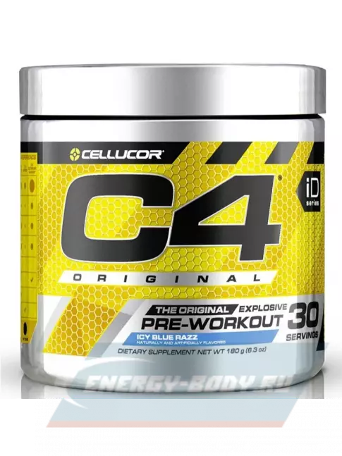 Предтерник Cellucor C4 Pre-Workout 195 г, Ледяная голубика