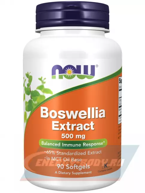 NOW FOODS Boswellia Extract 500 mg 90 гелевых капсул