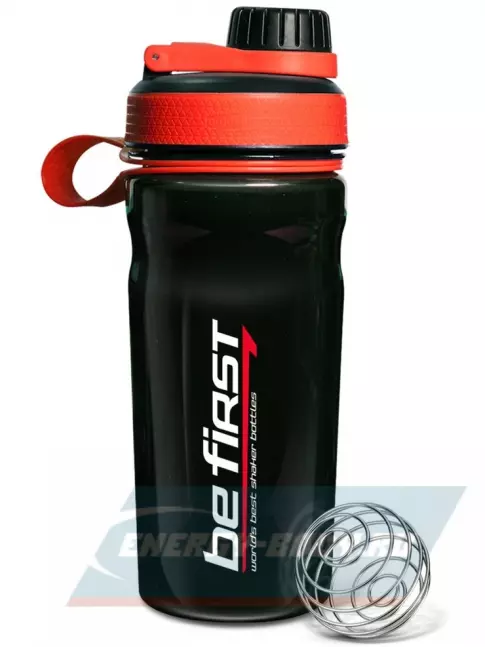  Be First Спортивный шейкер c шариком (TS602) 600 мл, Красный