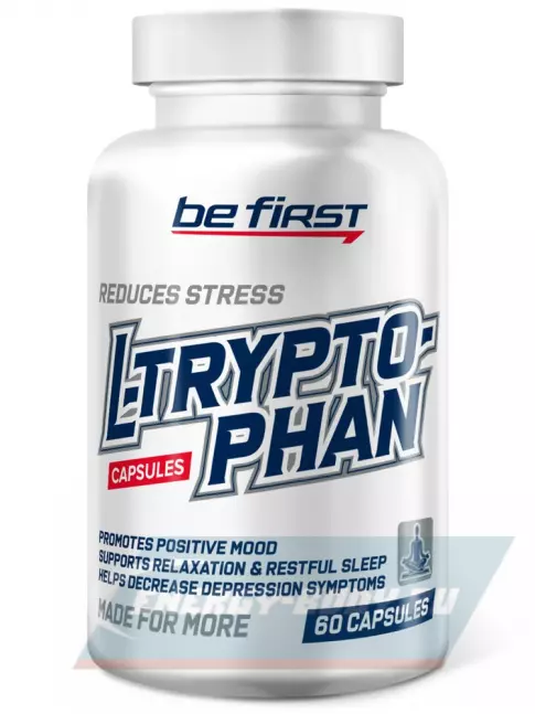 Аминокислотны Be First L-Tryptophan 60 капсул Аминокислотны Be First L-Tryptophan 60 капсул