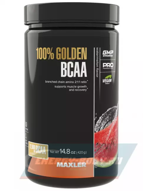 ВСАА MAXLER 100% Golden BCAA 420 г, Арбуз
