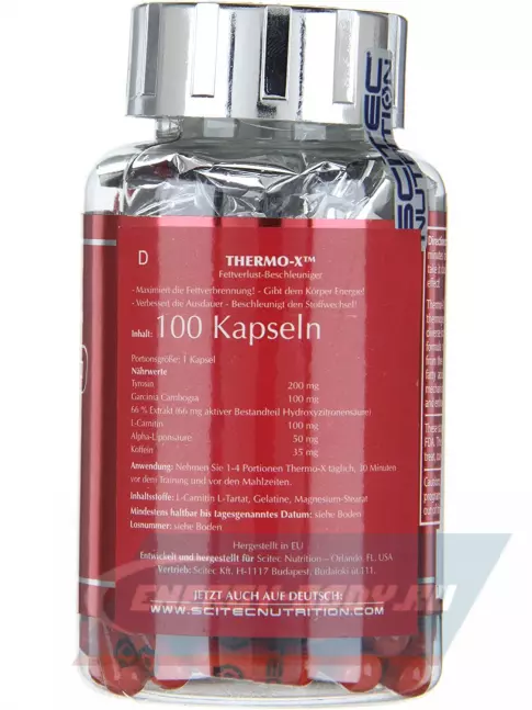  Scitec Nutrition Thermo-X 100 капсул