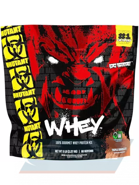 Mutant Whey 2270 г, Тройной шоколад Mutant Whey 2270 г, Тройной шоколад