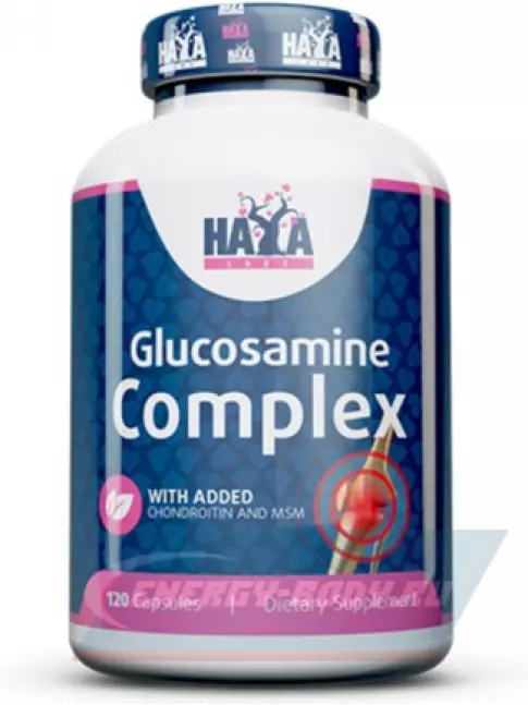 Суставы, связки Haya Labs Glucosamine Complex with Chondroitin & MSM 120 капсул